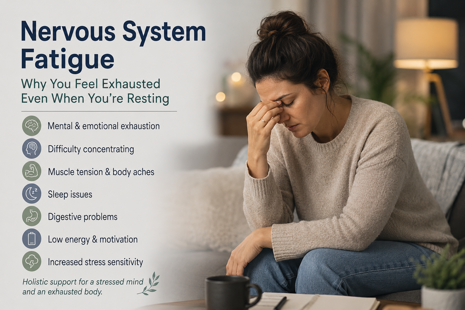 Nervous System Fatigue: Why You Feel Exhausted Even When You’re Resting